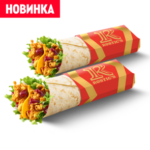 Пара со скидкой: 2 Новогодних ролла с клюквенным соусом