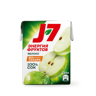 Сок J7 яблочный 0,2 л - в КФС (Ростикс)