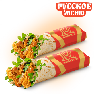 Пара со скидкой: 2 Ролла по-русски с грибами - в КФС (Ростикс)